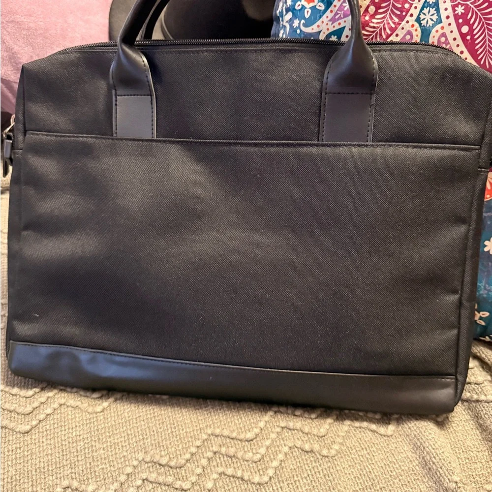 Calvin Klein Black Laptop Briefcase Tote
